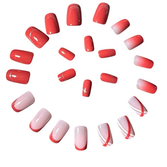 Red and Pink DIY Nail Set - Picture 3 of 8